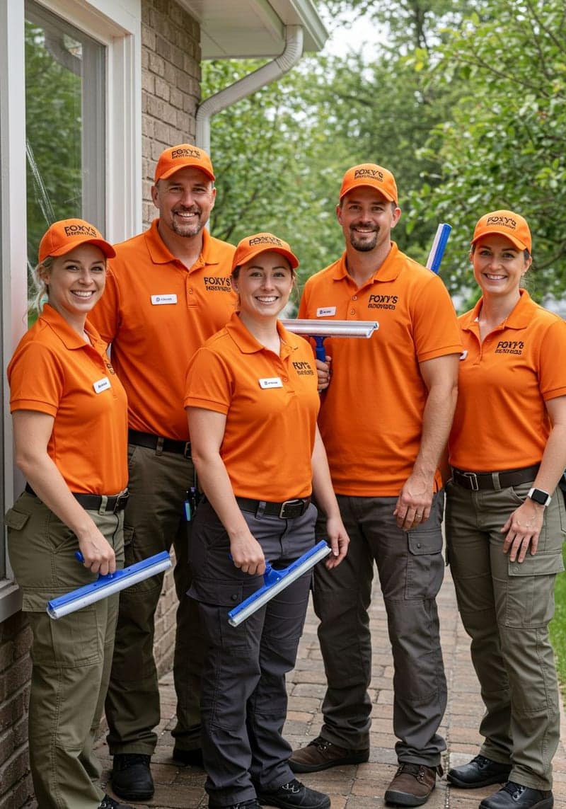 The Foxy's Window Cleaning team — Geneva, IL